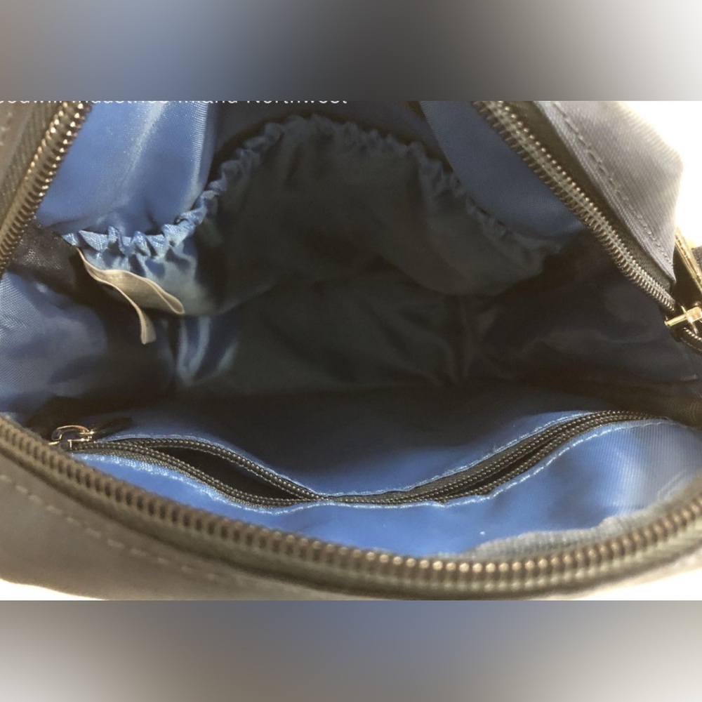 NEW Lug Flapper SE Convertible Crossbody Bag - Navy Blue Casual - Picture 9 of 9